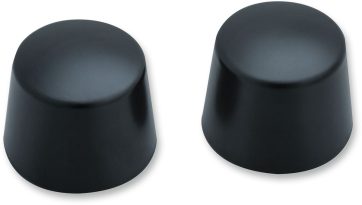 AXLE CAPS FRONT BLACK