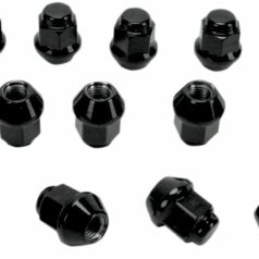LUG NUT 10MM 60° TAPERED BLACK