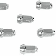 LUG NUT 10MMx1.25  60° TAPERED 14MM HEAD CHROME