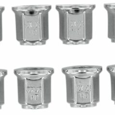 LUG NUT 12MMx1.25 FLAT BASE 17MM HEAD CHROME