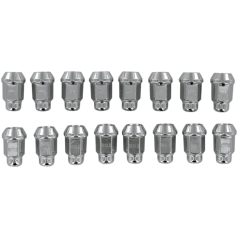 LUG NUT 12MMx1.50  60° TAPERED CHROME