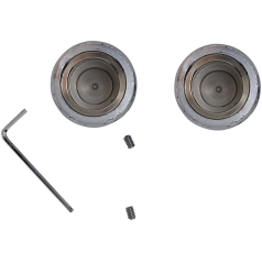 FRONT AXLE CAP CHROME