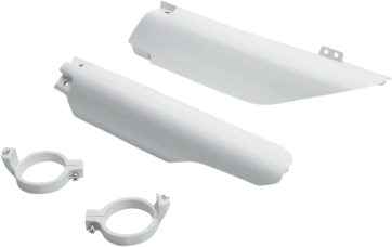 FORK SLIDER PROTECTORS SUZUKI RM/RMZ WHITE
