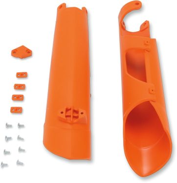 FORK SLIDER PROTECTORS KTM SX/SX-F/EXC ORANGE