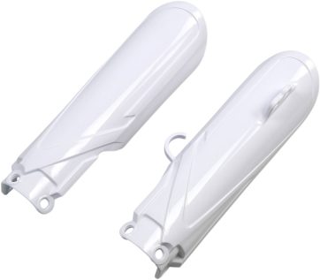 FORK SLIDER PROTECTORS WHITE