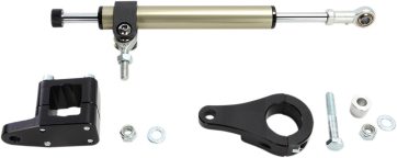 7-WAY STEERING STABILIZER BLACK
