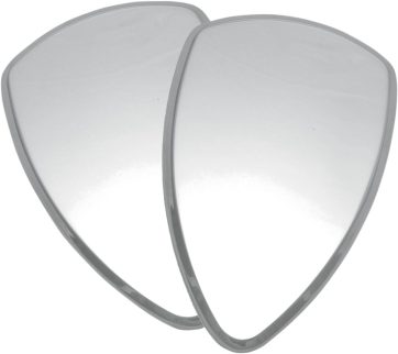 COVER MINI TEARDROP SMOOTH CHROME