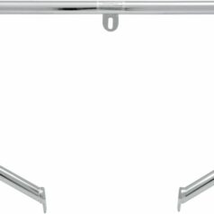 HIGHWAY BAR OEM STYLE UNIBAR® / STEEL / FRONT / NATURAL-CHROME