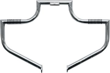 HIGHWAY BAR WITH O-RING LINBAR® / STEEL / FRONT / NATURAL-CHROME