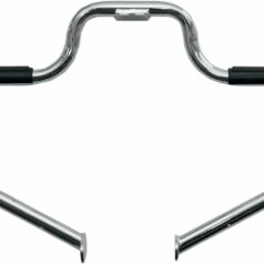 MULTIBAR BUILT-IN RUBBER FOOTREST / STEEL / FRONT / NATURAL-CHROME