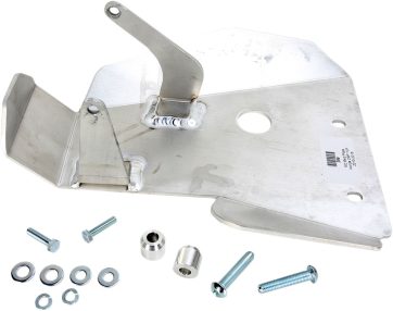 SKID PLATE ALUMINUM SILVER