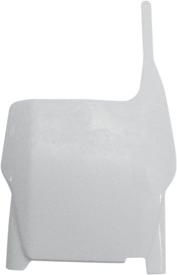 FRONT NUMBER PLATE HONDA CR125/250 & CRF250/450 WHITE