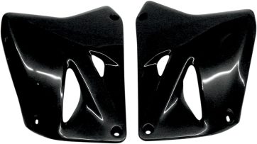 RADIATOR COVERS SUZUKI RM125/250 BLACK