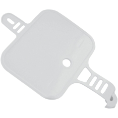 FRONT NUMBER PLATE HONDA CRF50 WHITE