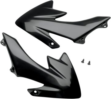 RADIATOR COVERS HONDA CRF50 BLACK