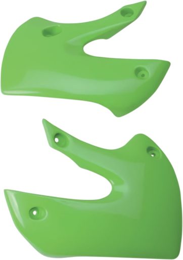 RADIATOR COVERS KAWASAKI KX65/KLX110 KX-GREEN
