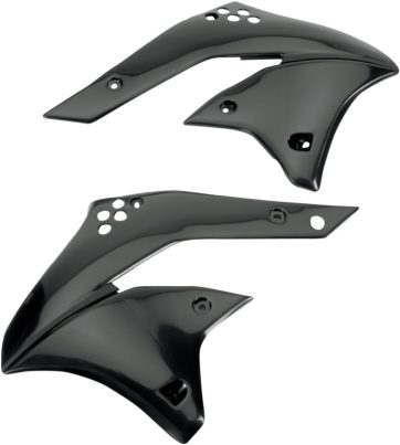 RADIATOR COVERS KAWASAKI KXF250 BLACK
