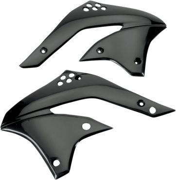 RADIATOR COVERS KAWASAKI KXF450 BLACK