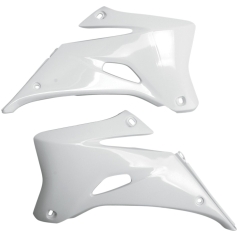RADIATOR COVERS YAMAHA YZ250/450F WHITE