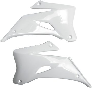 RADIATOR COVERS YAMAHA YZ250/450F WHITE