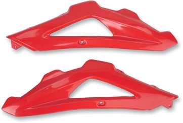 UPPER RADIATOR COVERS HUSQVARNA CR/WR/TE/TC RED