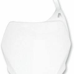 FRONT NUMBER PLATE YZ/YZF WHITE