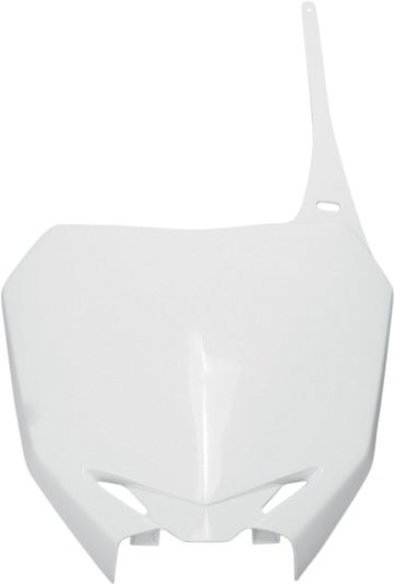 FRONT NUMBER PLATE SUZUKI RMZ250/450 WHITE