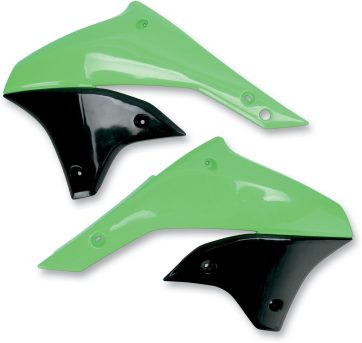 RADIATOR COVERS KAWASAKI KLX450R KX-GREEN