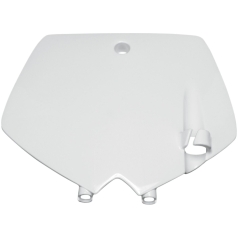 FRONT NUMBER PLATE KTM 65SX WHITE