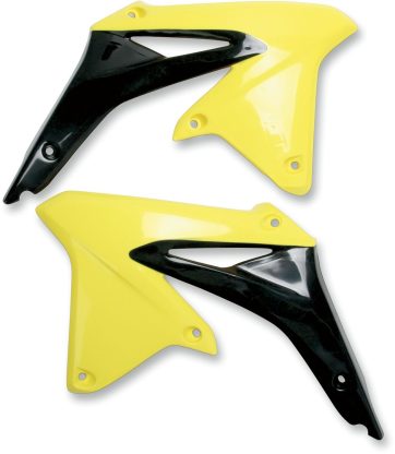 RADIATOR COVERS SUZUKI RMZ450 RM-YELLOW/BLACK