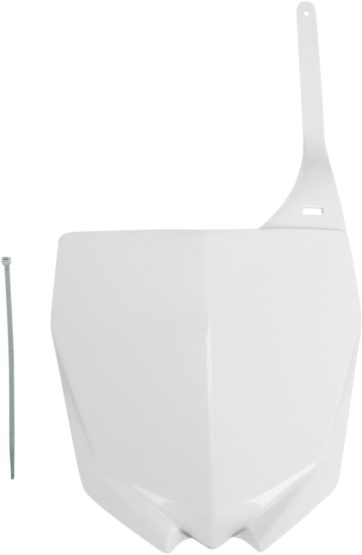 FRONT NUMBER PLATE YAMAHA YZ250/450F WHITE