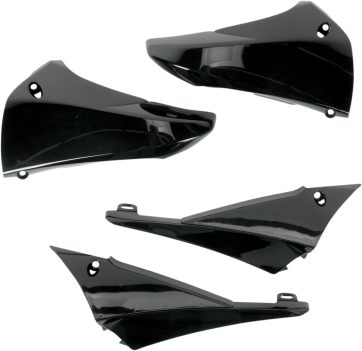 UPPER RADIATOR COVERS YAMAHA YZ450F BLACK