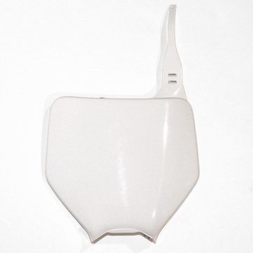 FRONT NUMBER PLATE SUZUKI RMZ250 WHITE