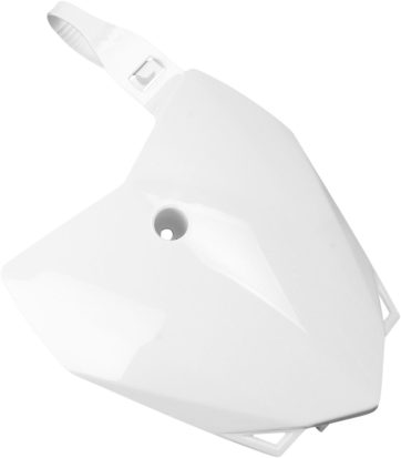 FRONT NUMBER PLATE KAWASAKI KLX110 WHITE