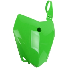 FRONT NUMBER PLATE KAWASAKI KLX110 KX-GREEN