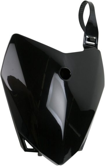 FRONT NUMBER PLATE KAWASAKI KLX110 BLACK