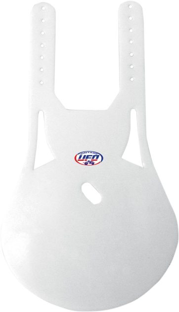 VINTAGE UNI FRONT OVAL PLATE (76-83) WHITE