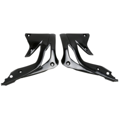 RADIATOR COVERS KAWASAKI KXF450 BLACK