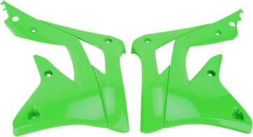 RADIATOR COVERS KAWASAKI KXF450 KX-GREEN