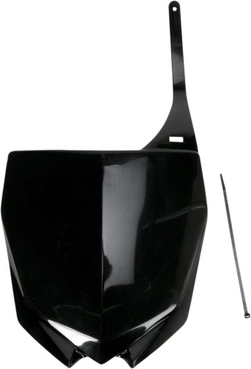 RESTYLE FRONT NUMBER PLATE PLATE YAMAHA YZ125/250 BLACK