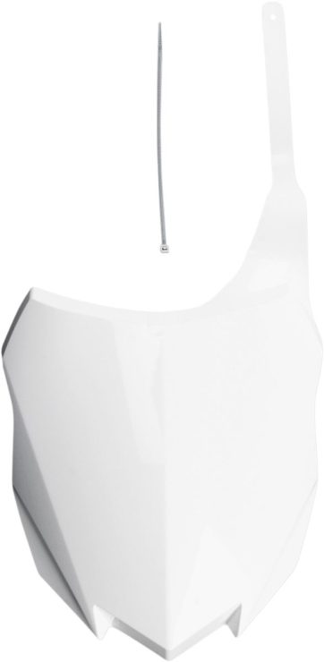 FRONT NUMBER PLATE KAWASAKI KXF250/450 WHITE