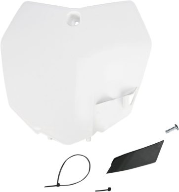 FRONT NUMBER PLATE KTM SX/SX-F WHITE