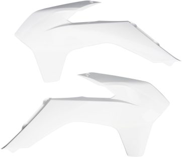 RADIATOR COVERS KTM SX/SX-F/EXC WHITE