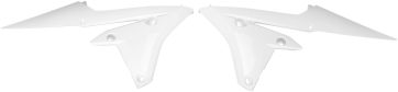 RADIATOR COVERS YAMAHA YZ250/450F WHITE