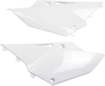 SIDE PANELS YAMAHA YZ125/250 WHITE