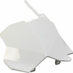 FRONT NUMBER PLATE KAWASAKI KXF250/450 WHITE