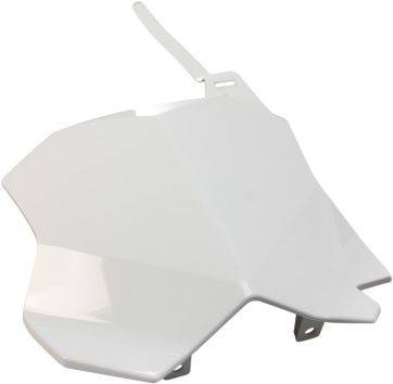 FRONT NUMBER PLATE KAWASAKI KXF250/450 WHITE