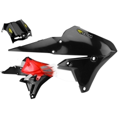 POWERFLOW INTAKE RADIATOR SHROUDS YAMAHA BLACK