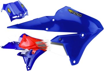 POWERFLOW INTAKE RADIATOR SHROUDS YAMAHA BLUE