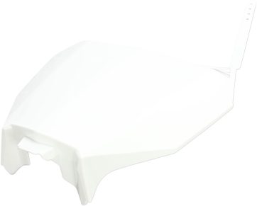 FRONT NUMBER PLATE HONDA CRF450R/RX WHITE